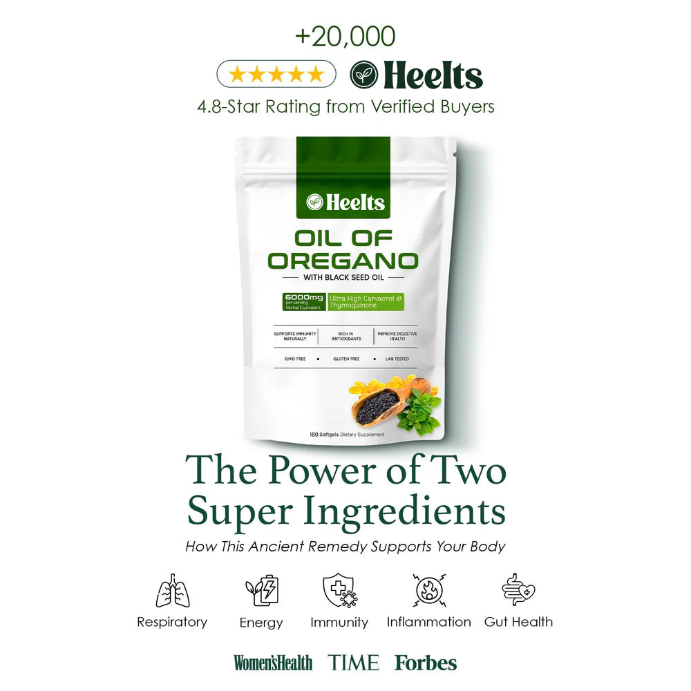 Oil of Oregano & Black Seed® – Immune Support, Digestive Health & Natural Energy Formula